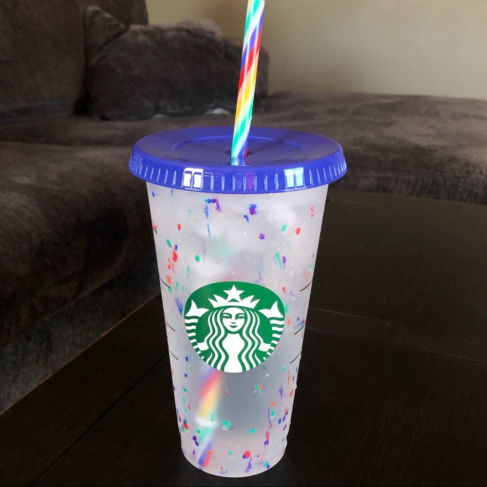 Starbucks Reusable Limited Edition Confetti Cup